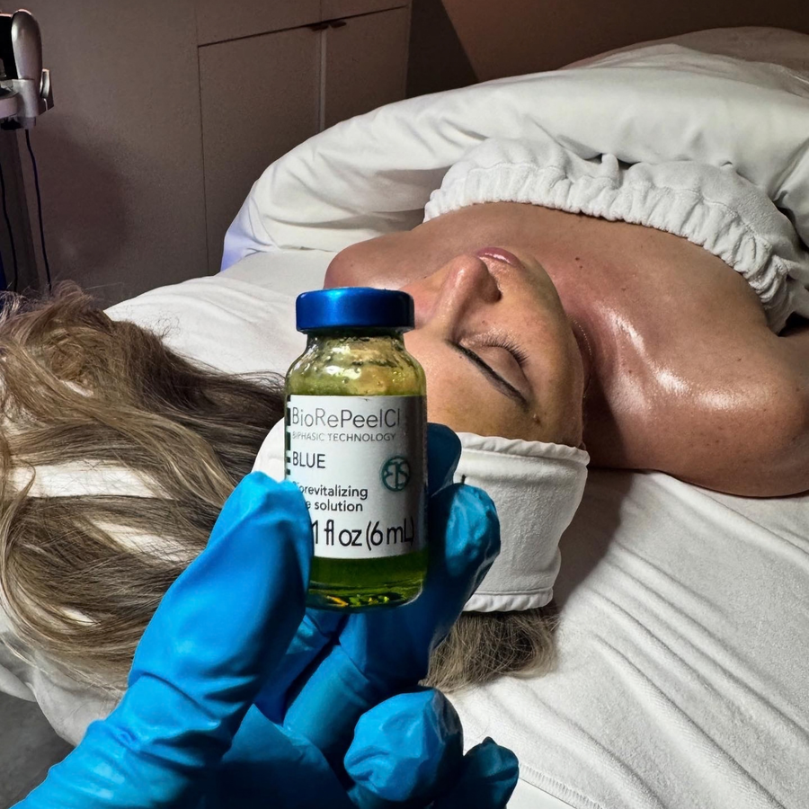 BioRePeel treatment in the studio