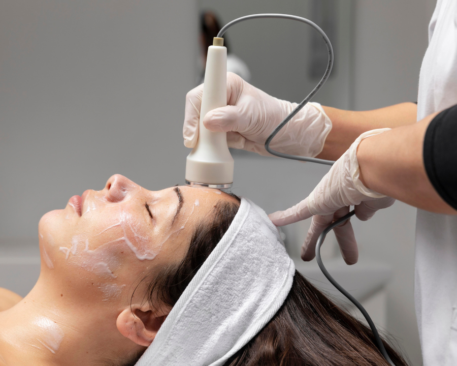 Hydrafacial treatment
