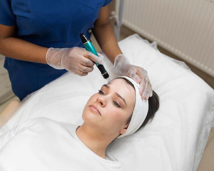 Microneedling treatment